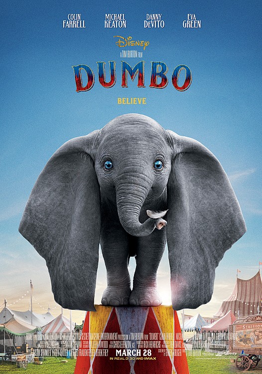 MovieGoers.me - Review: Dumbo | Eva Green, Colin Farrell, Michael Keaton,  Danny DeVito, Lucy DeVito, Alan Arkin, Joseph Gatt, Nico Parker | Fantasy,  Family